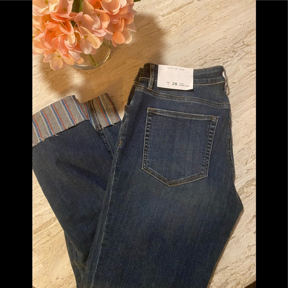 Brand New Loft Crop Jeans